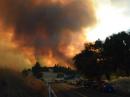 The Butte Fire approached to with 7 miles of my QTH.  It was known to cover as much as 2 miles/hour so I kept careful watch on it.